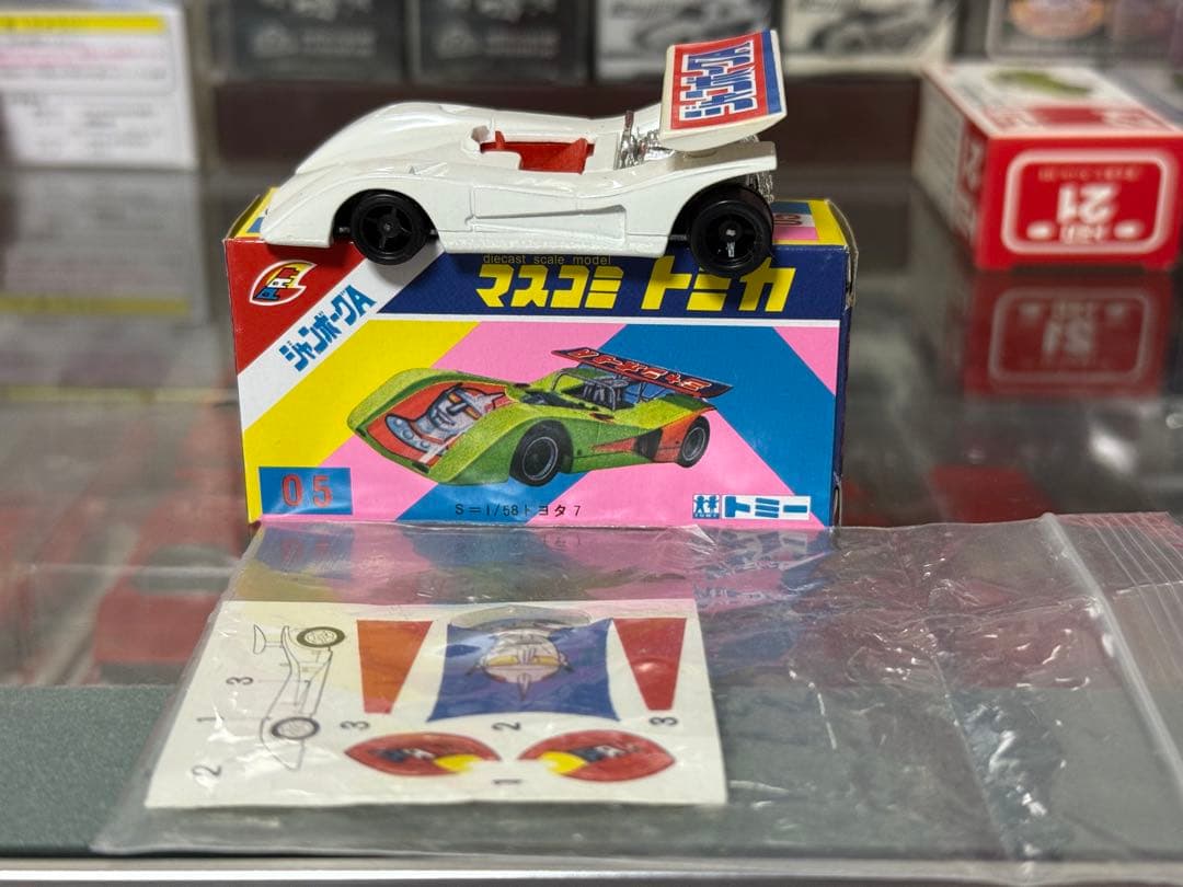 トミカ マスコミトミカ ジャンボーグA トヨタ7 シール未使用 日本製