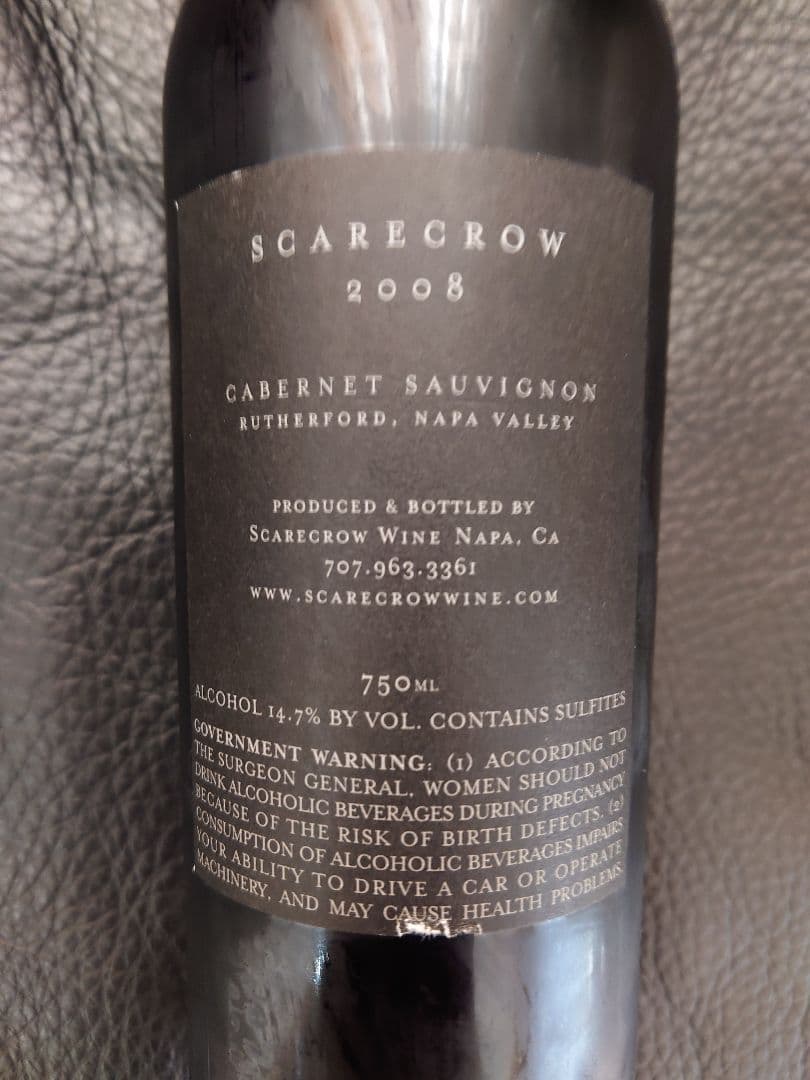 スケアクロウ カベルネ ソーヴィニヨン 2008