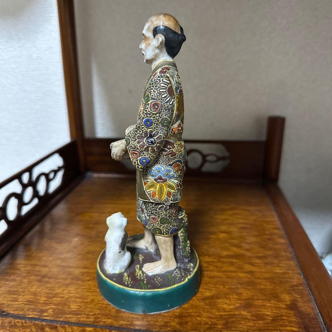 九谷焼　古九谷　色絵人形　時代物