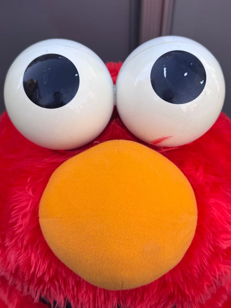 【超希少】約140cm エルモ ぬいぐるみ 特大 セサミストリート