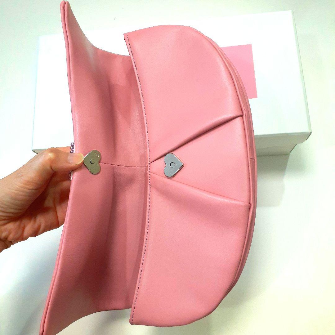 UNO KANDA ピンク リボン クラッチバッグ