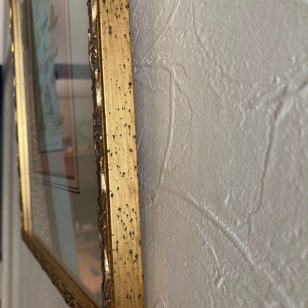 西武骨董市　リトグラフ　額付き　アンティーク　Mrs.ビートン　壁掛け