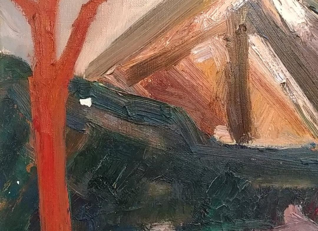 「箱根」'62 油絵 絵画 F10