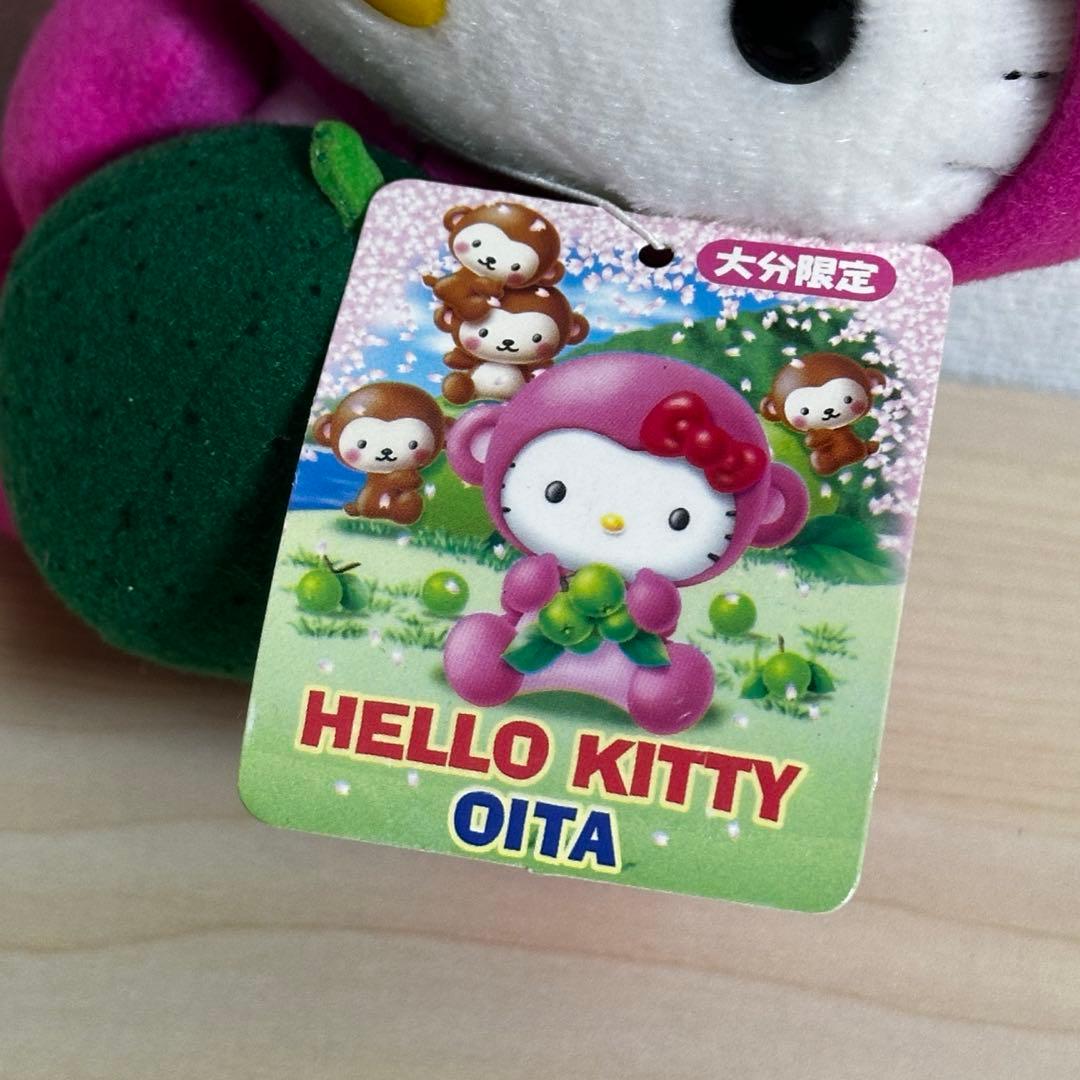 【 激レア 】美品 タグ付き ハローキティ ぬいぐるみ 大分限定 ご当地キティ