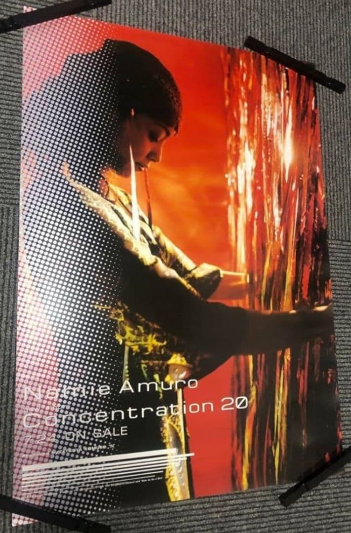 【当時物】安室奈美恵 Concentration 20 B2ポスター　小室哲哉