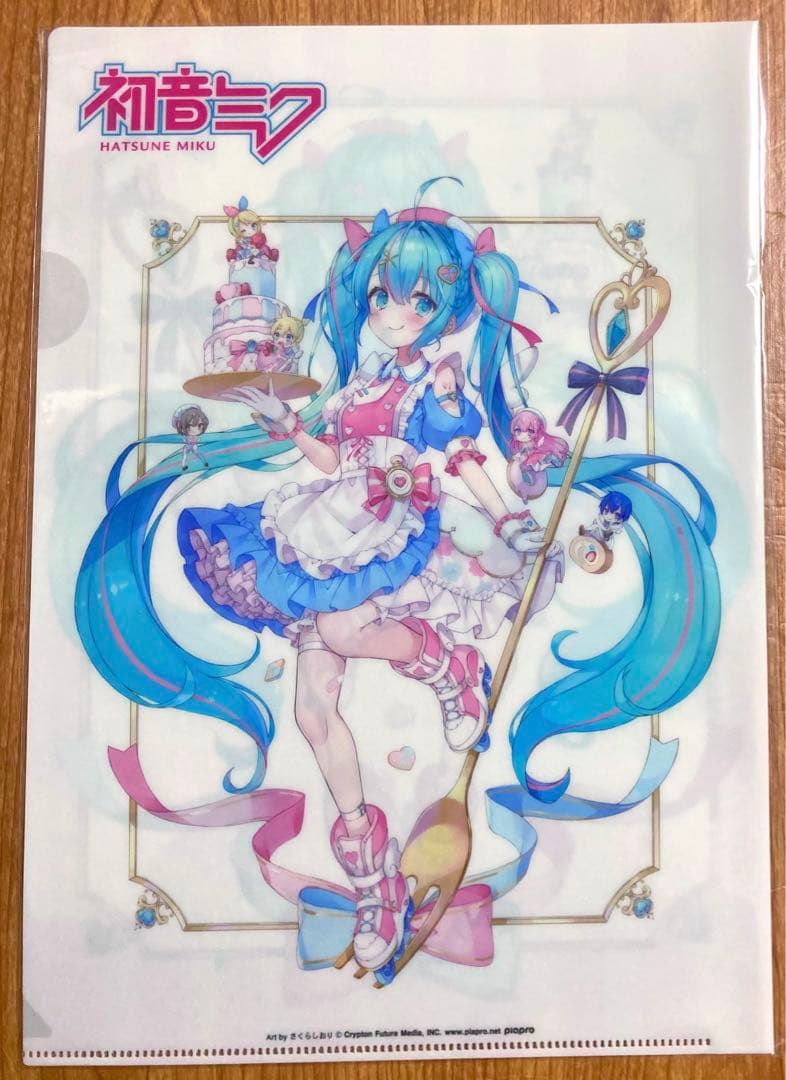 未開封美品 クリアファイル 初音ミク ミルキー さくらしおり マジカルミライ