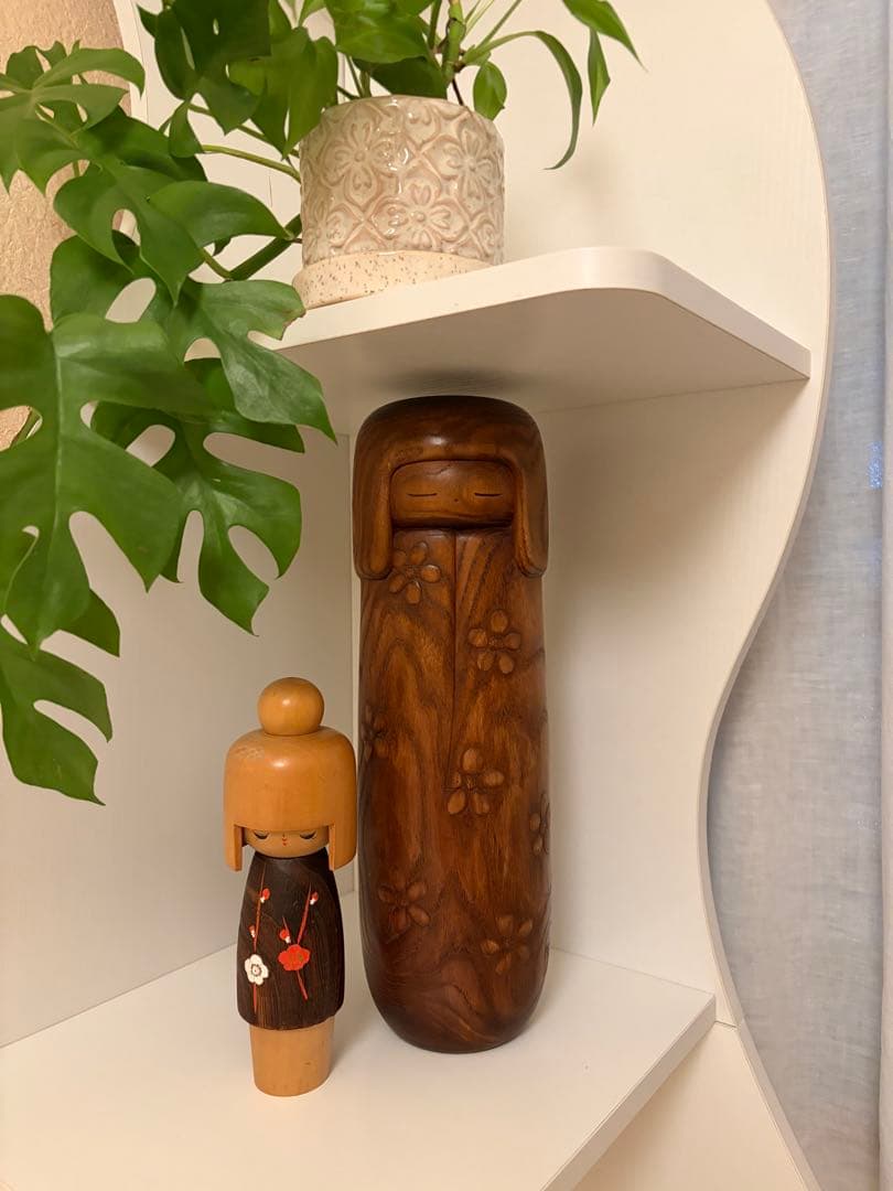 木製こけし 武田卯三郎作、武田正志作の2作セット