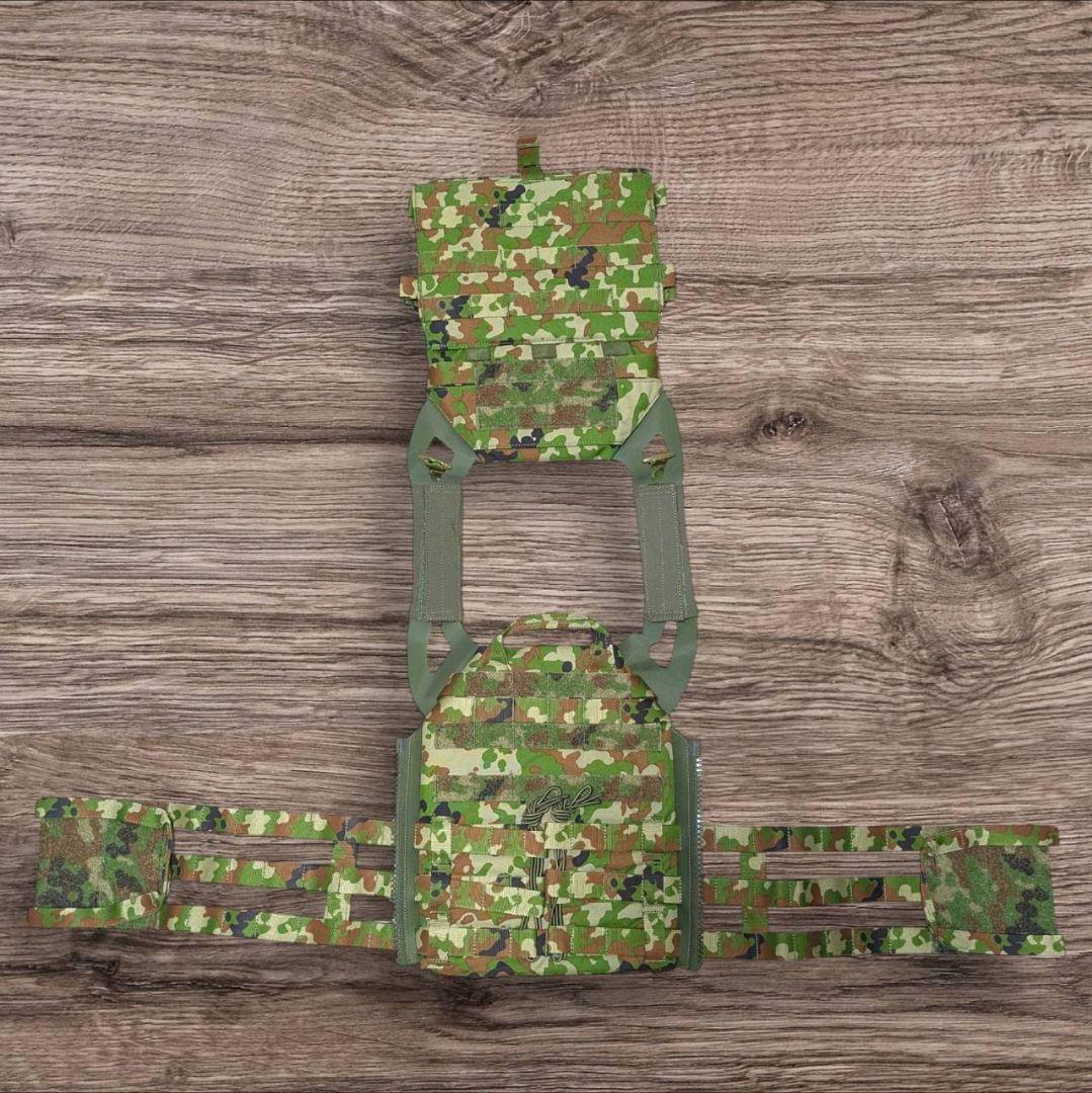 【新品】JPC2.0タイプ　プレートキャリアM　陸自迷彩　対IR加工品