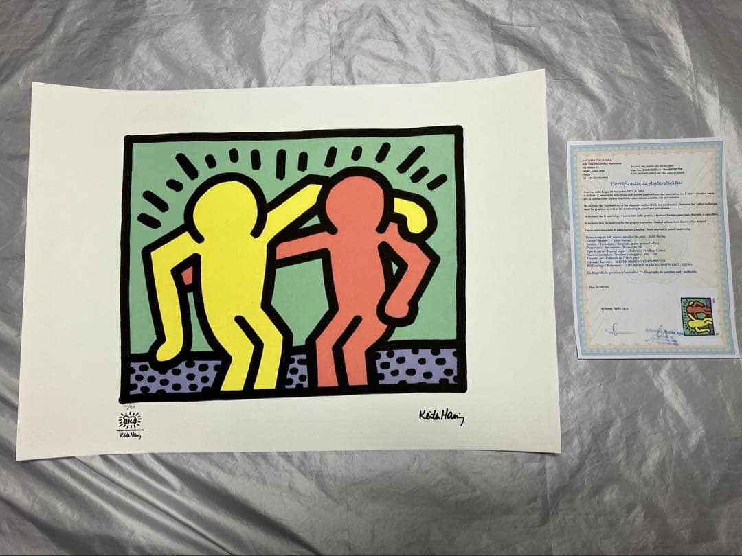 ゴ*ん様 【模写】キース・ヘリング アート品 KEITH HARING 【送料無