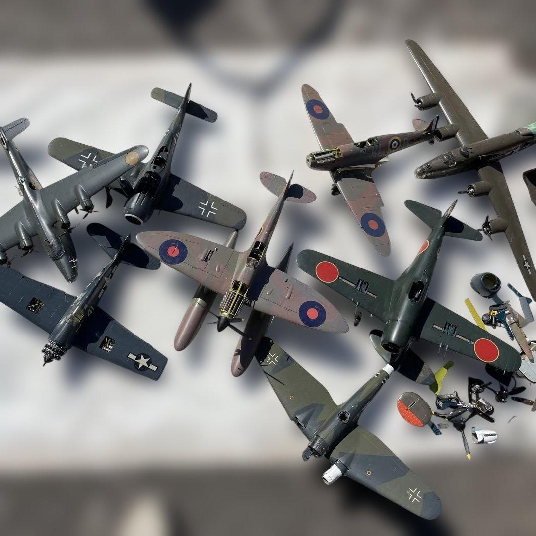 第二次世界大戦 航空機モデル 8機セット　ジャンク品