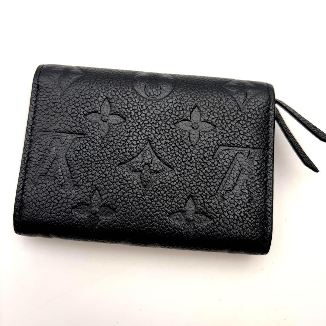 IC搭載　極美品】ルイヴィトン アンプラント ポルトモネ ロザリ ノワール 小銭