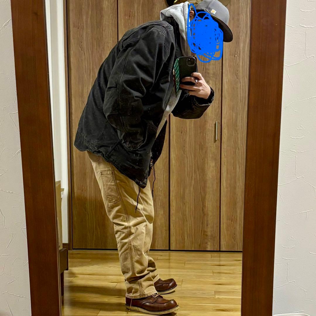 【極暖】カーハート リッジコート XL 黒 ダック地 ボア シエルパライニング