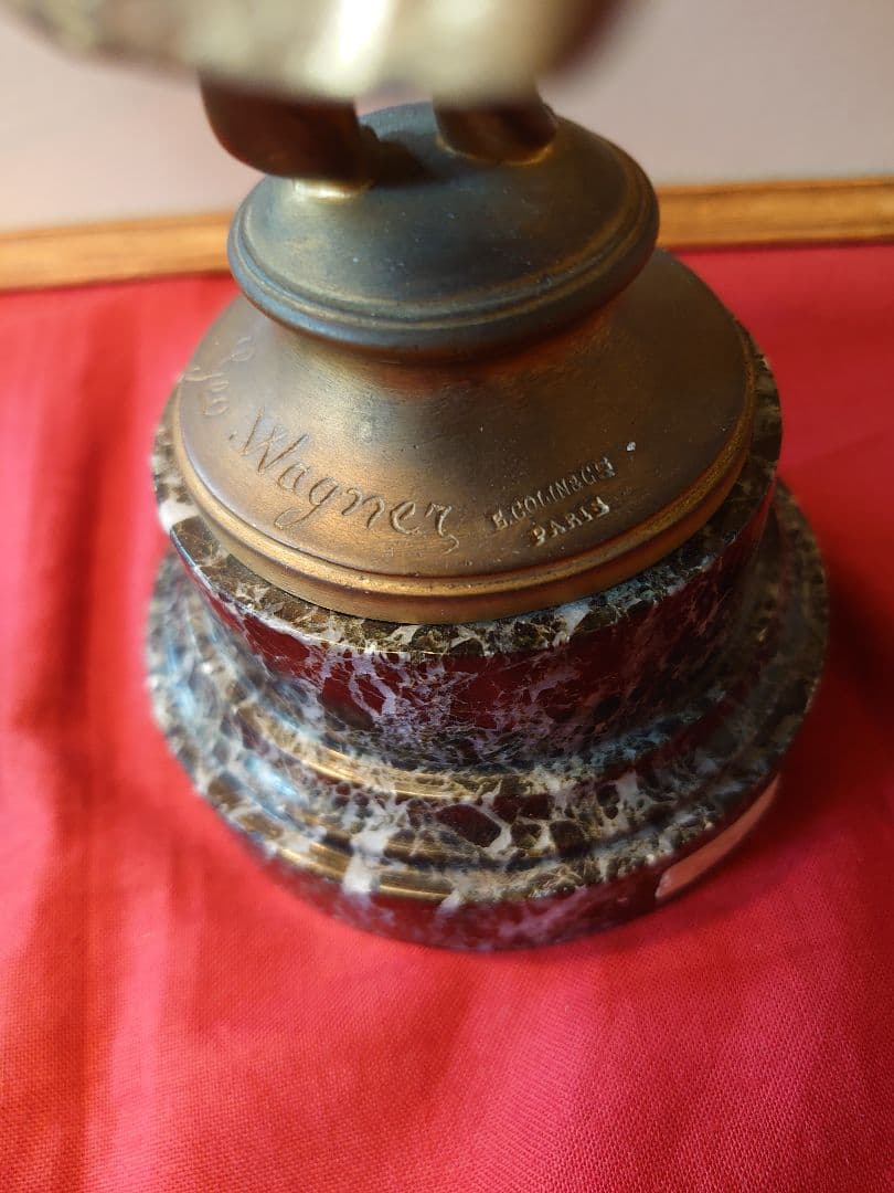 ドイツ19世紀 「Geo.Wagner」フランスアール・デコ　ダンサーブロンズ像