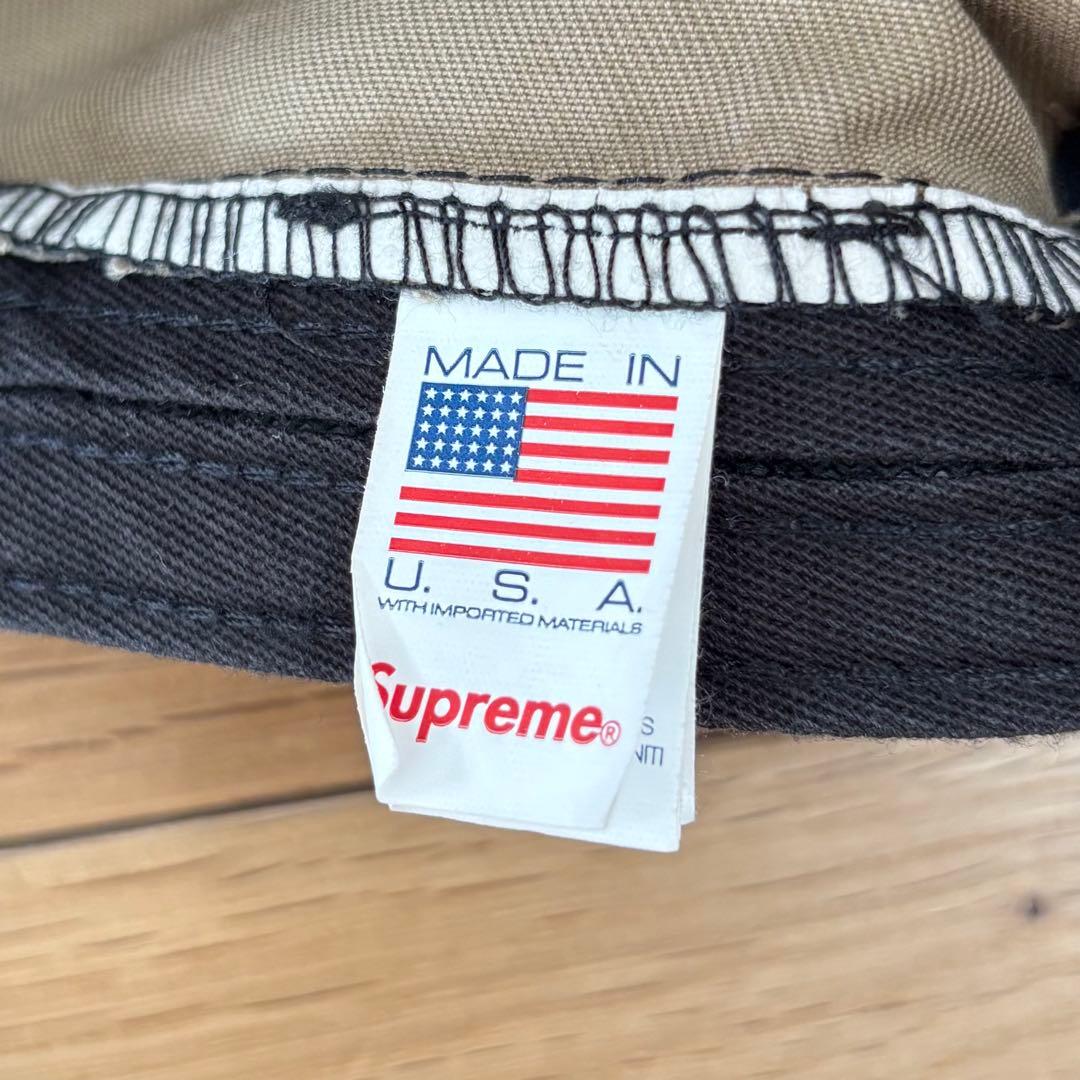 【大人気】Supreme Washed Chino Twill Camp Cap