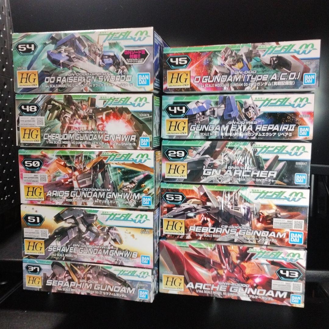 未開封新品 HG ガンダムOOセカンドシーズンより 合計10個セット