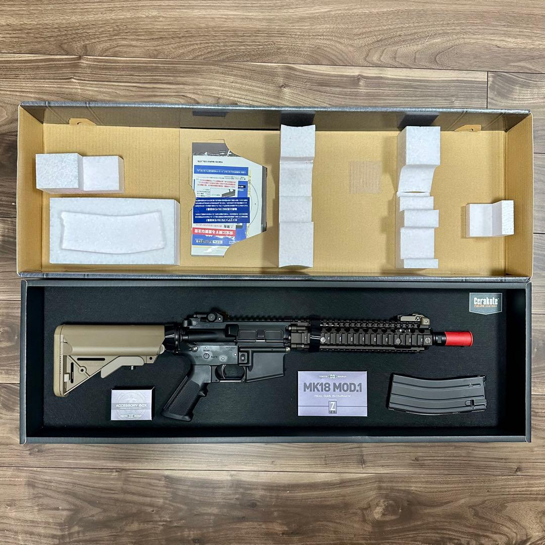 東京マルイ MK18 MOD.1 ガスブローバック 美品 マガジン3本付き