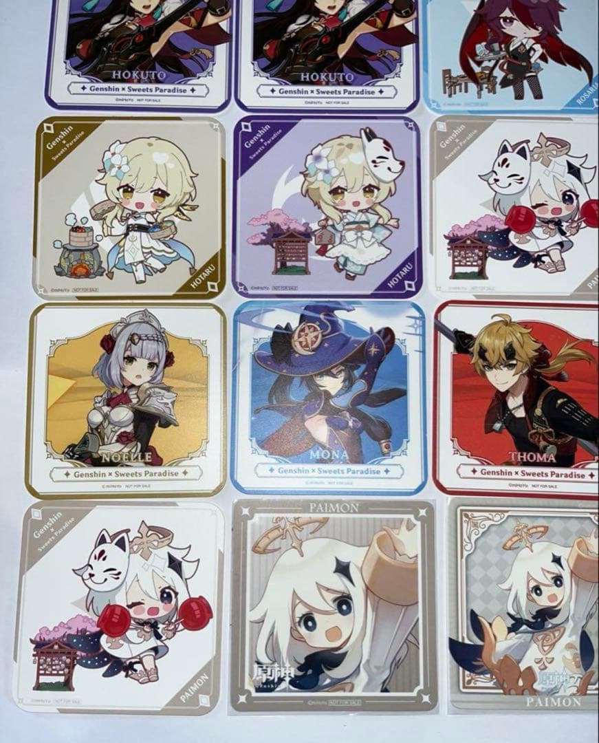 原神 スイパラ 原神焼き GIGO コースター 47枚 まとめ売り