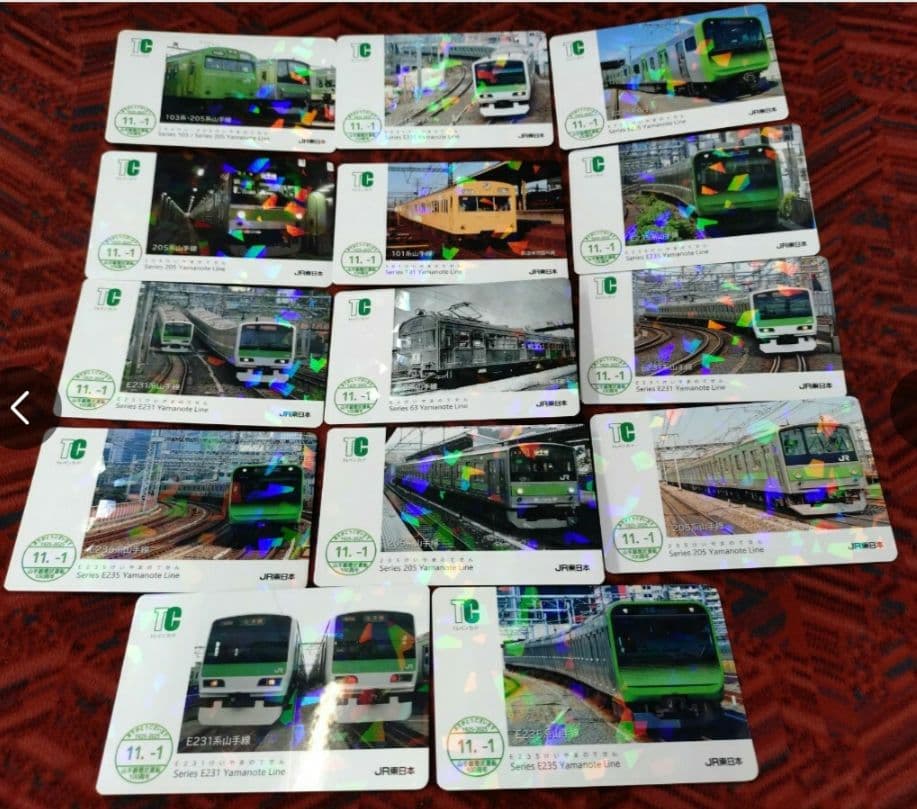 JR山手線 環状運転100周年 記念カード14種コンプセット②一部配布終了！