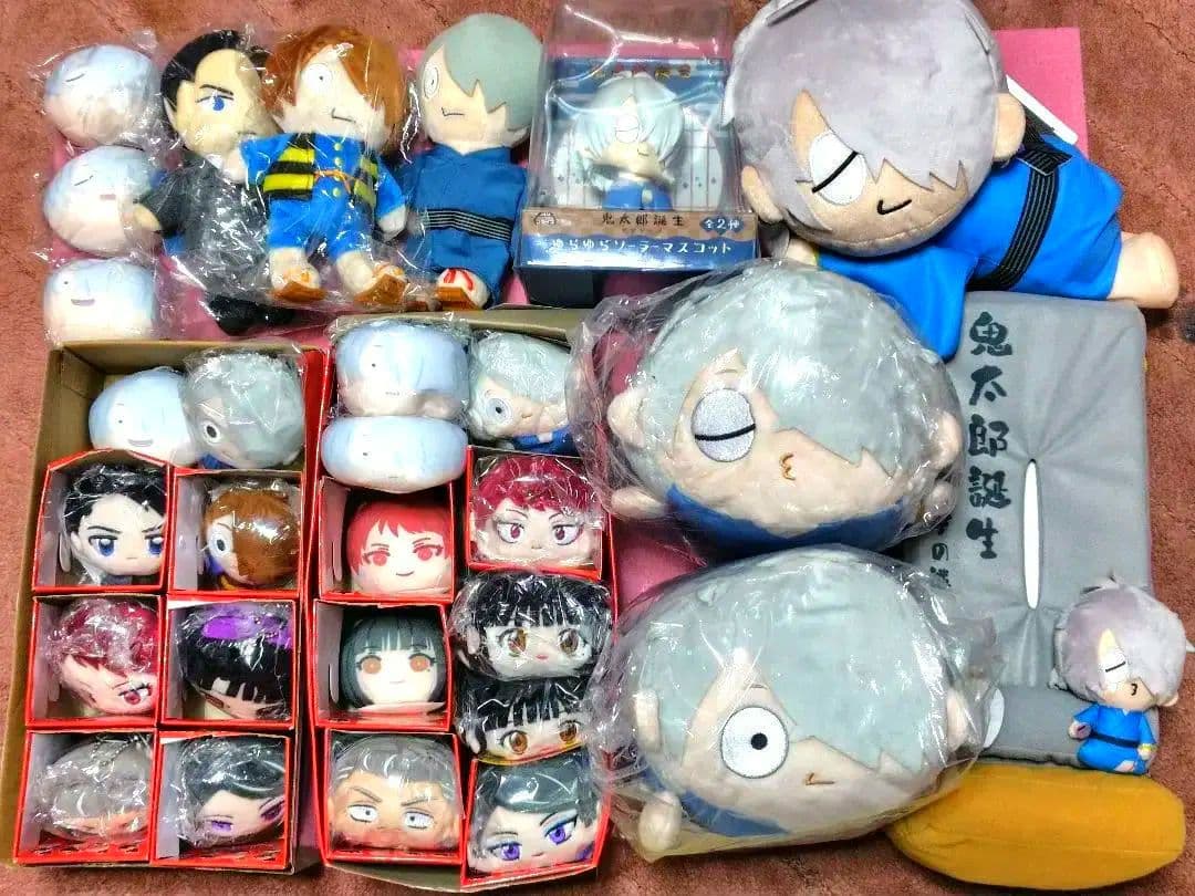 【新品未使用セット】ゲゲゲの謎 鬼太郎の父 ぬいぐるみゆらゆらソーラー ゲゲ郎