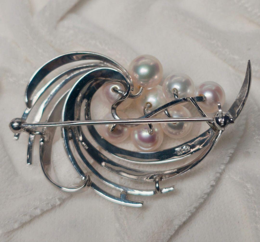 【極美品 最高級!!】ミキモト ブローチ パール フォーマル 8珠 皇室御用達