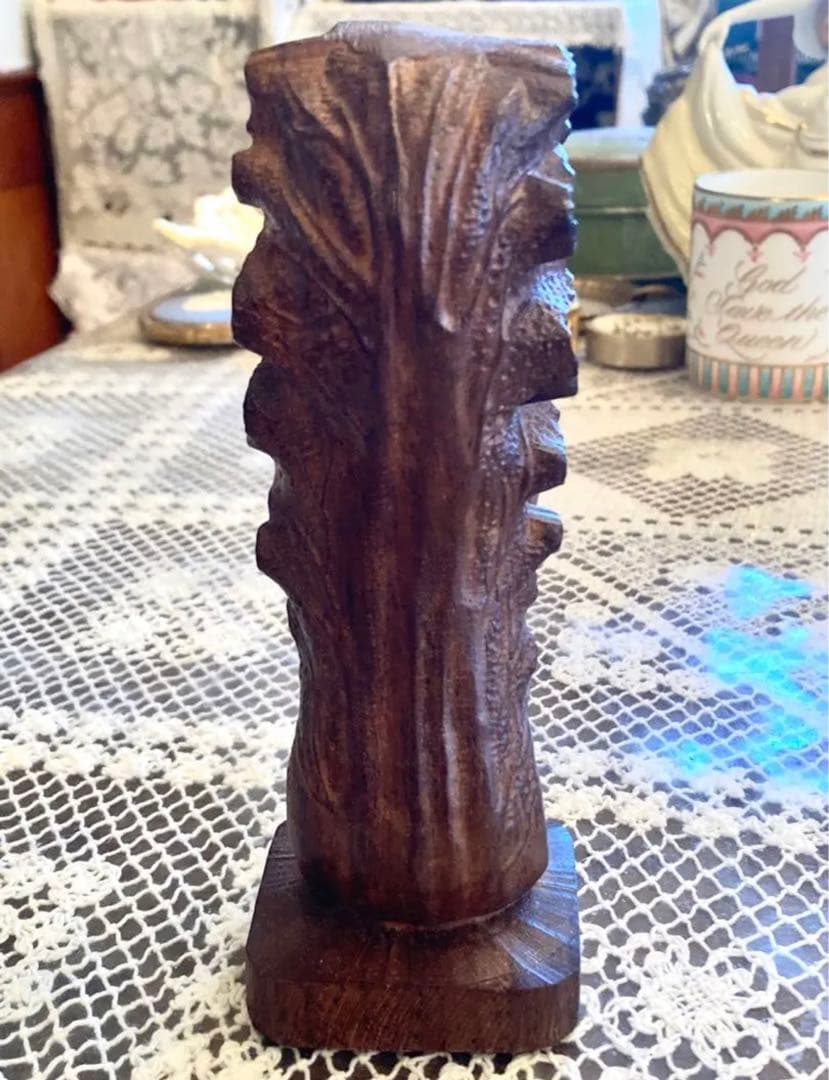 フランス購入　アンティーク　仏像　木彫り？　ビンテージ　ヴィンテージ