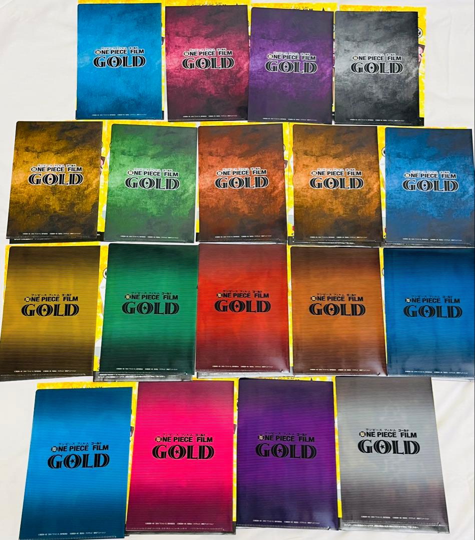 ワンピース FILM GOLD ミニクリアファイルコレクション コンプ レア