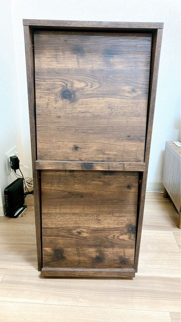 【こうめおじりん】レコードディスプレイキャビネット