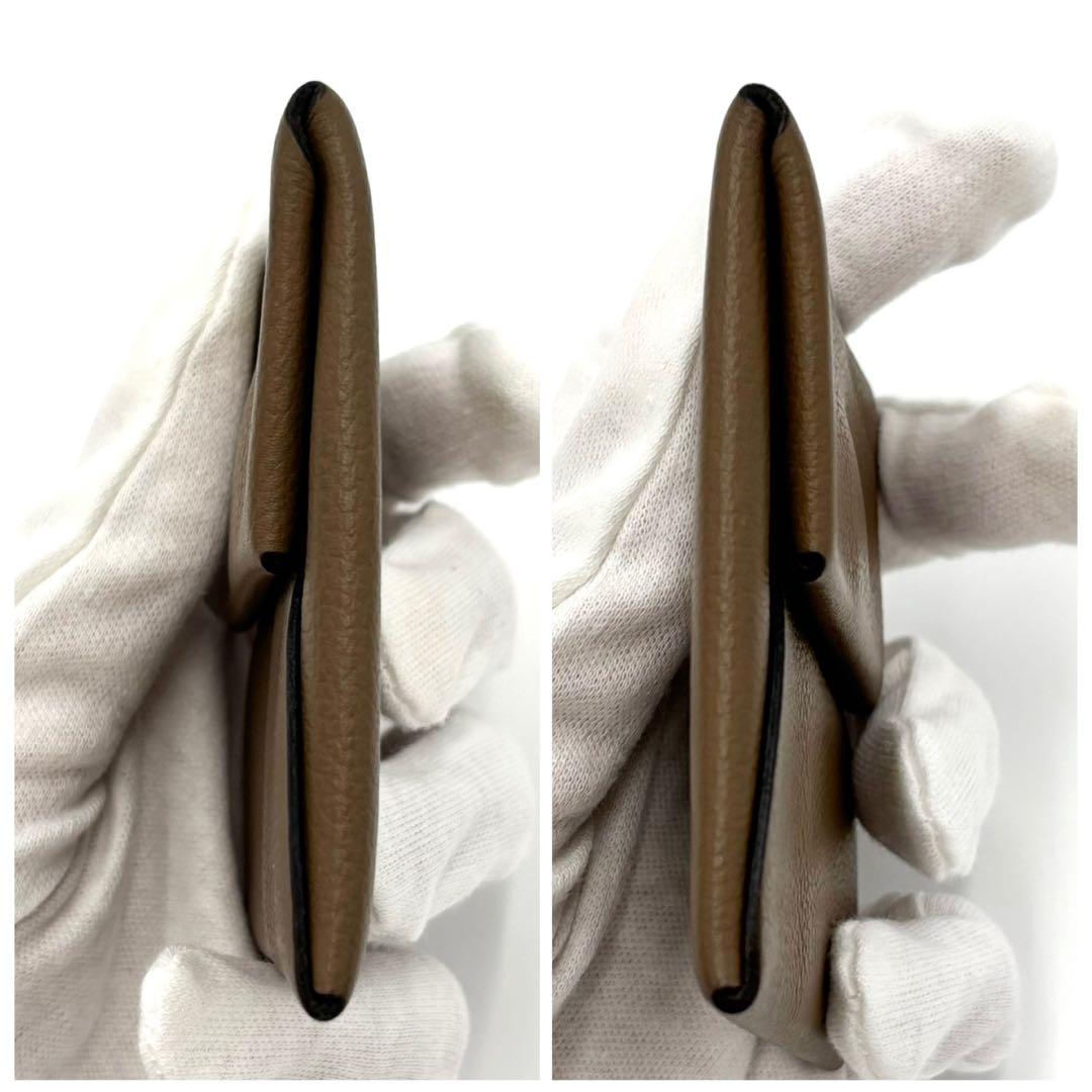 美品✨HERMES バスティア シェーブル D刻 エトゥープ ケース