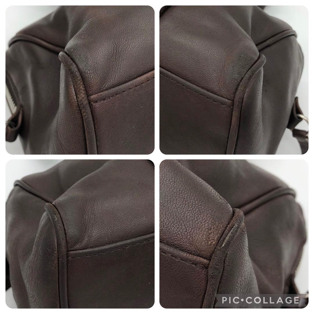 ボッテガヴェネタ　ミニボストンバッグ ダークブラウン イントレチャート