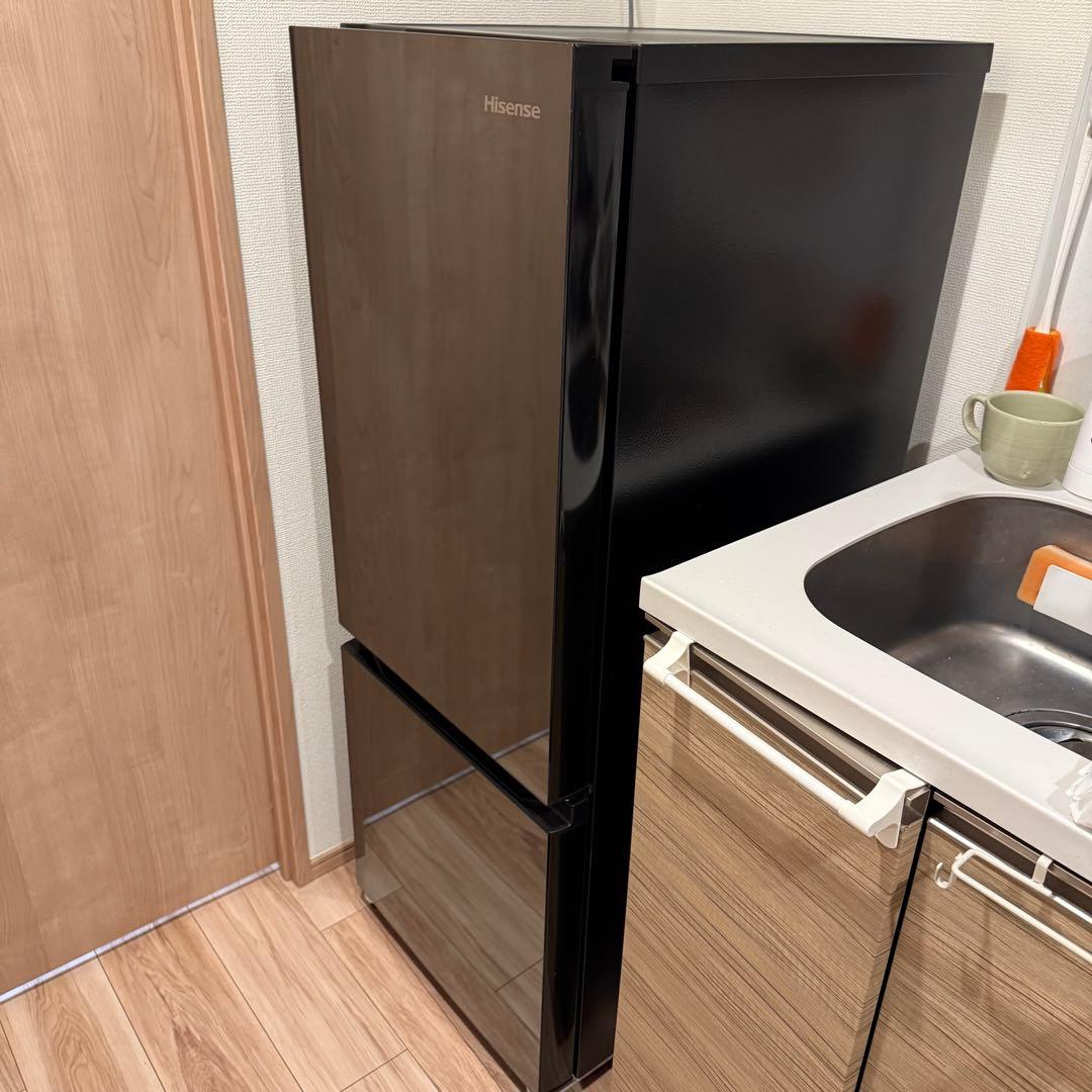 【2025年製】ハイセンス 冷凍冷蔵庫 HR-G16AM（162L ミラー）