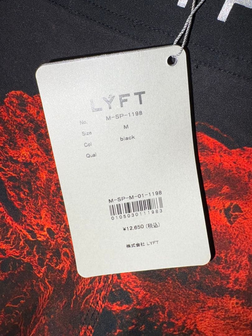 【完売品】LYFT グラフィックステージショーツ Mサイズ ブラック/オレンジ