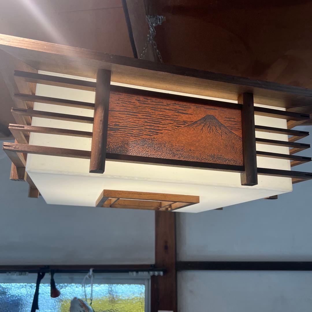 和風シーリングライト 富士山デザイン