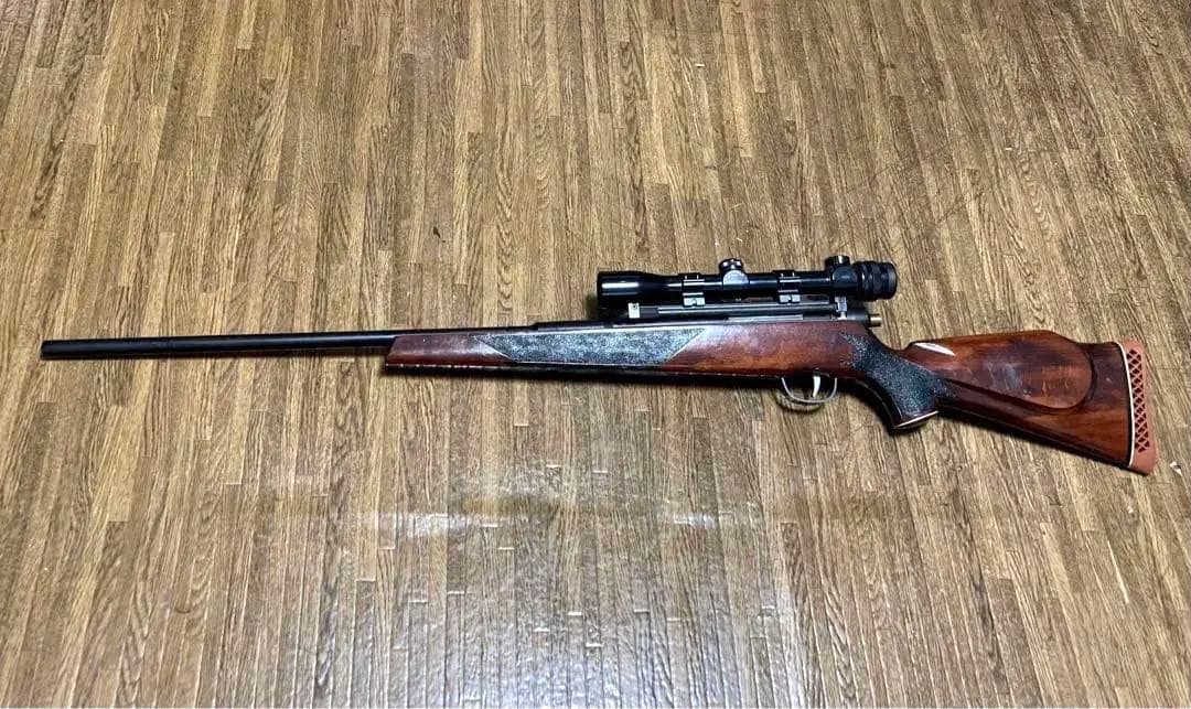 マルコシ製 スーパー９SS9 カスタム エアコッキングライフル 木製ストック