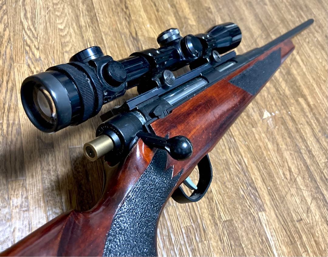 マルコシ製 スーパー９SS9 カスタム エアコッキングライフル 木製ストック