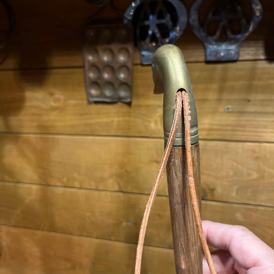 ヴィンテージ真鍮✖️木製靴ベラ