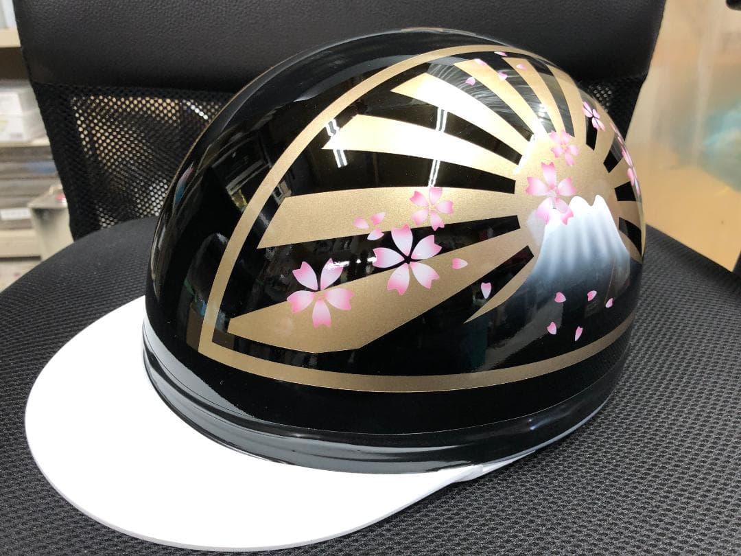 コルク半　カスタム　富士日章　三つボタン　黒金　桜　高級クリヤ送料無料