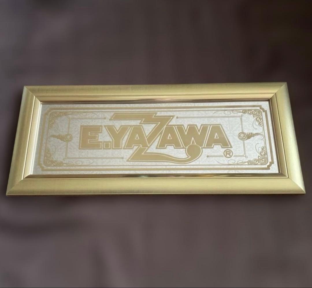 E.YAZAWA パブミラーゴールドロゴフレーム　Diamond moon