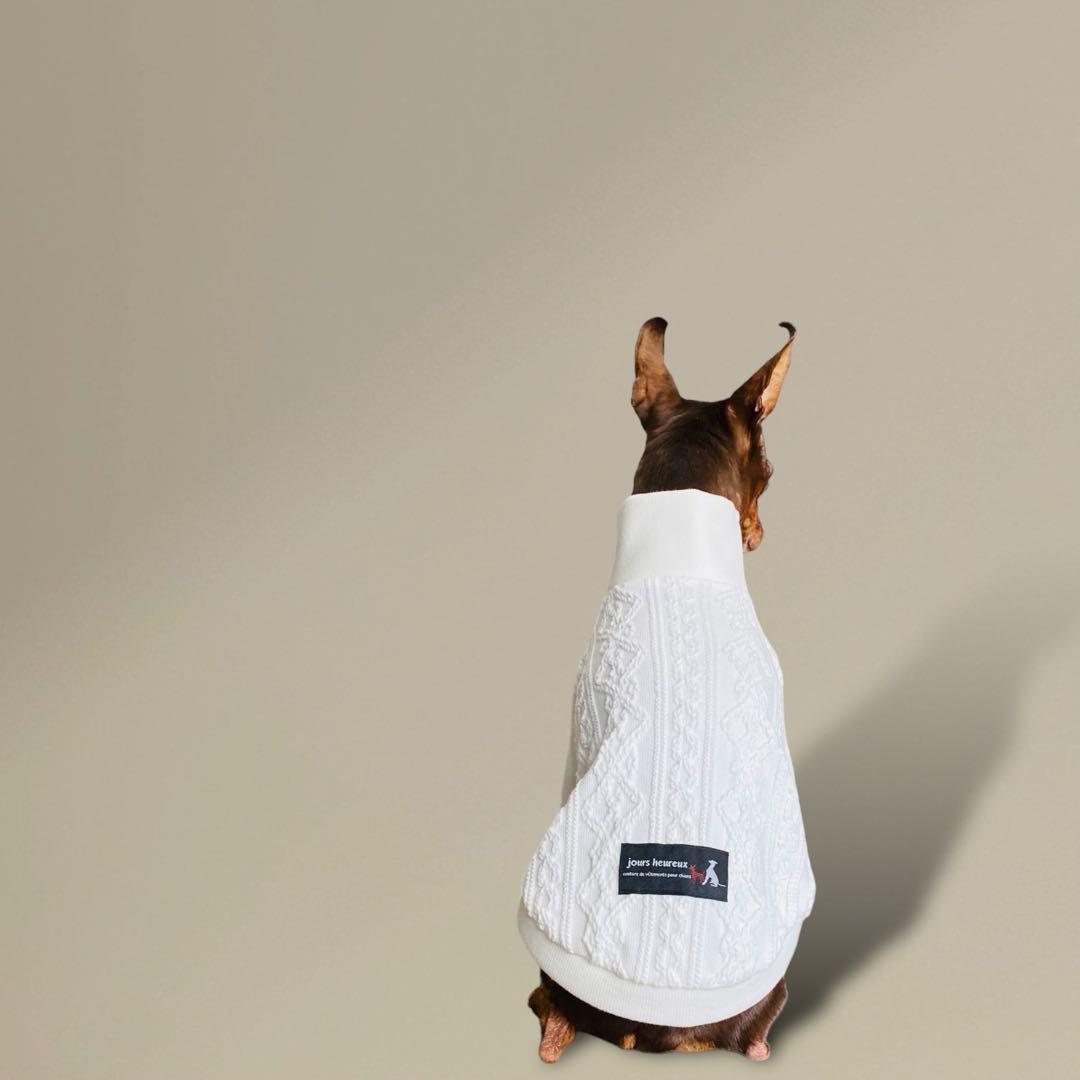 ⑭アラン風ニットトップス