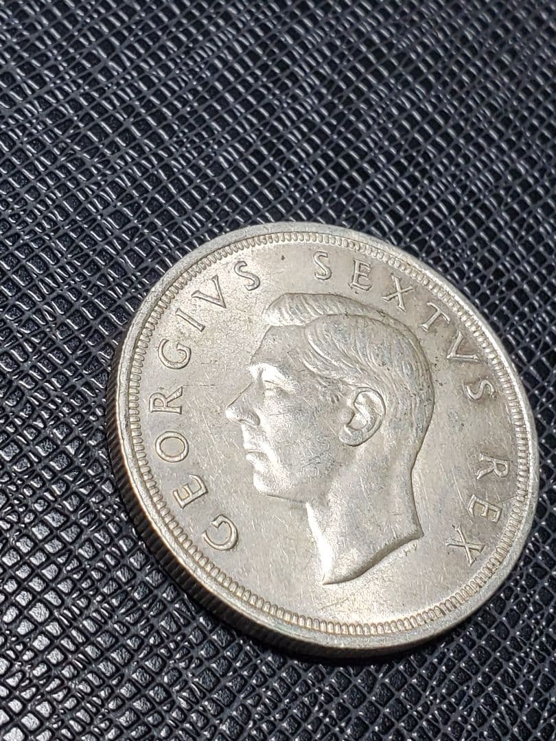 1963.　銀貨　1652年-1952年　南アフリカ　5シリング