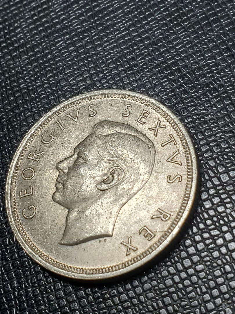 1963.　銀貨　1652年-1952年　南アフリカ　5シリング