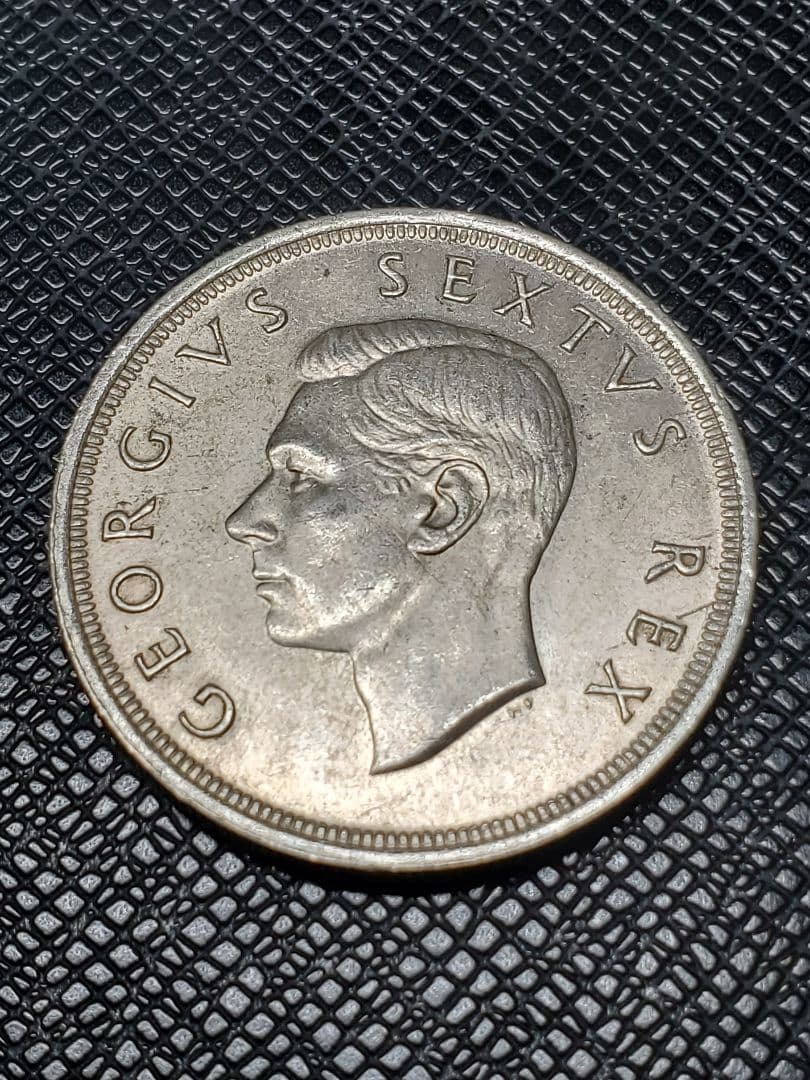 1963.　銀貨　1652年-1952年　南アフリカ　5シリング