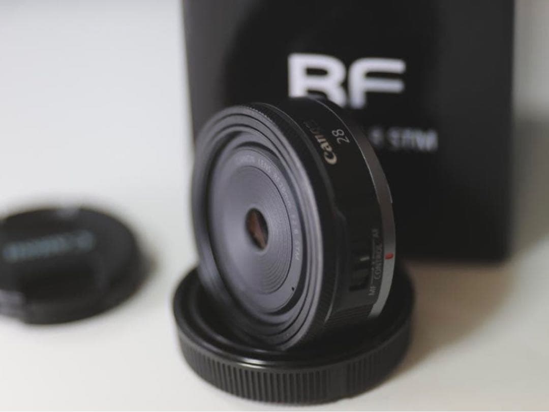 キヤノン Canon RF 28mm F2.8 STM パンケーキレンズ