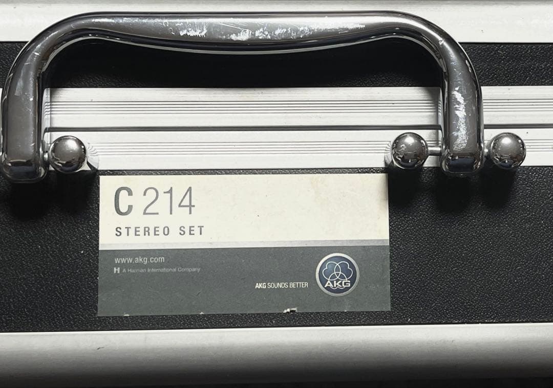 【高音質で万能】AKG C214 ステレオペア コンデンサーマイク マッチドペア