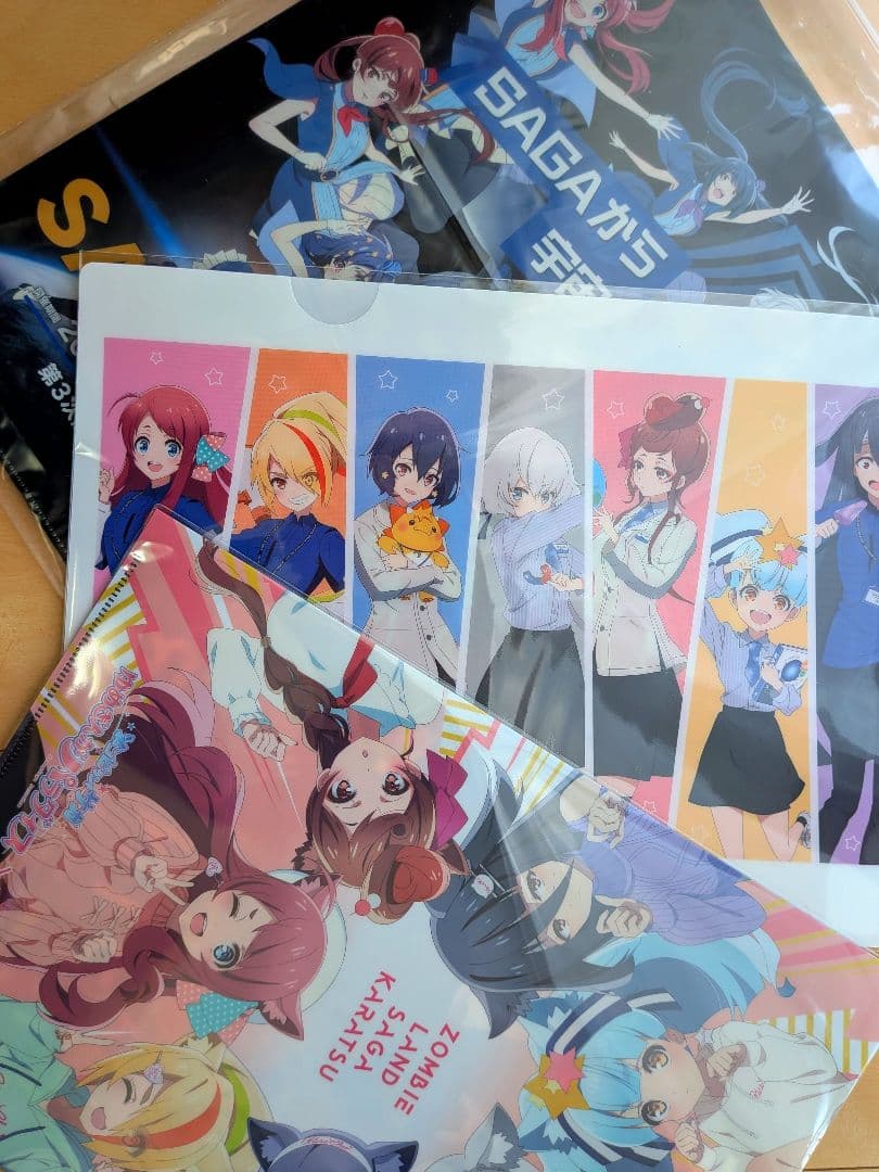 ゾンビランドサガ　クリアファイル　3種セット