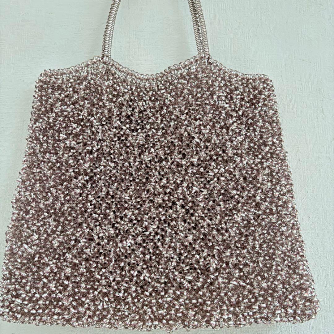 ANTEPRIMA ハローキティー コラボ ワイヤートートバッグ　ラインストーン