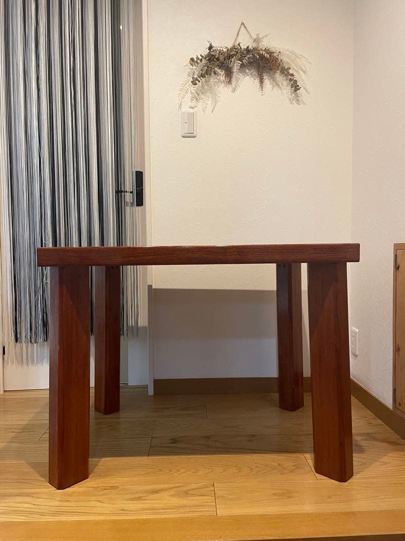 欅ケヤキ1枚板無垢材ダイニングテーブル　天板厚50㎜