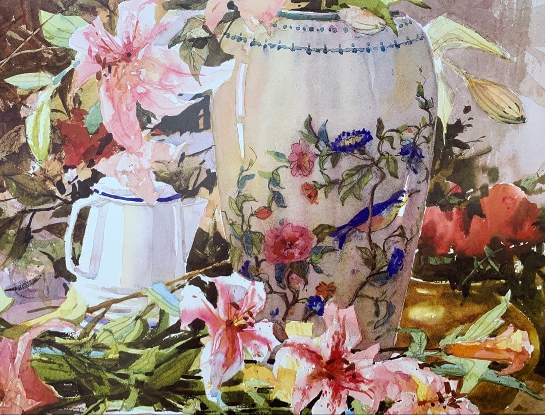 花 絵画 ポスター （大）