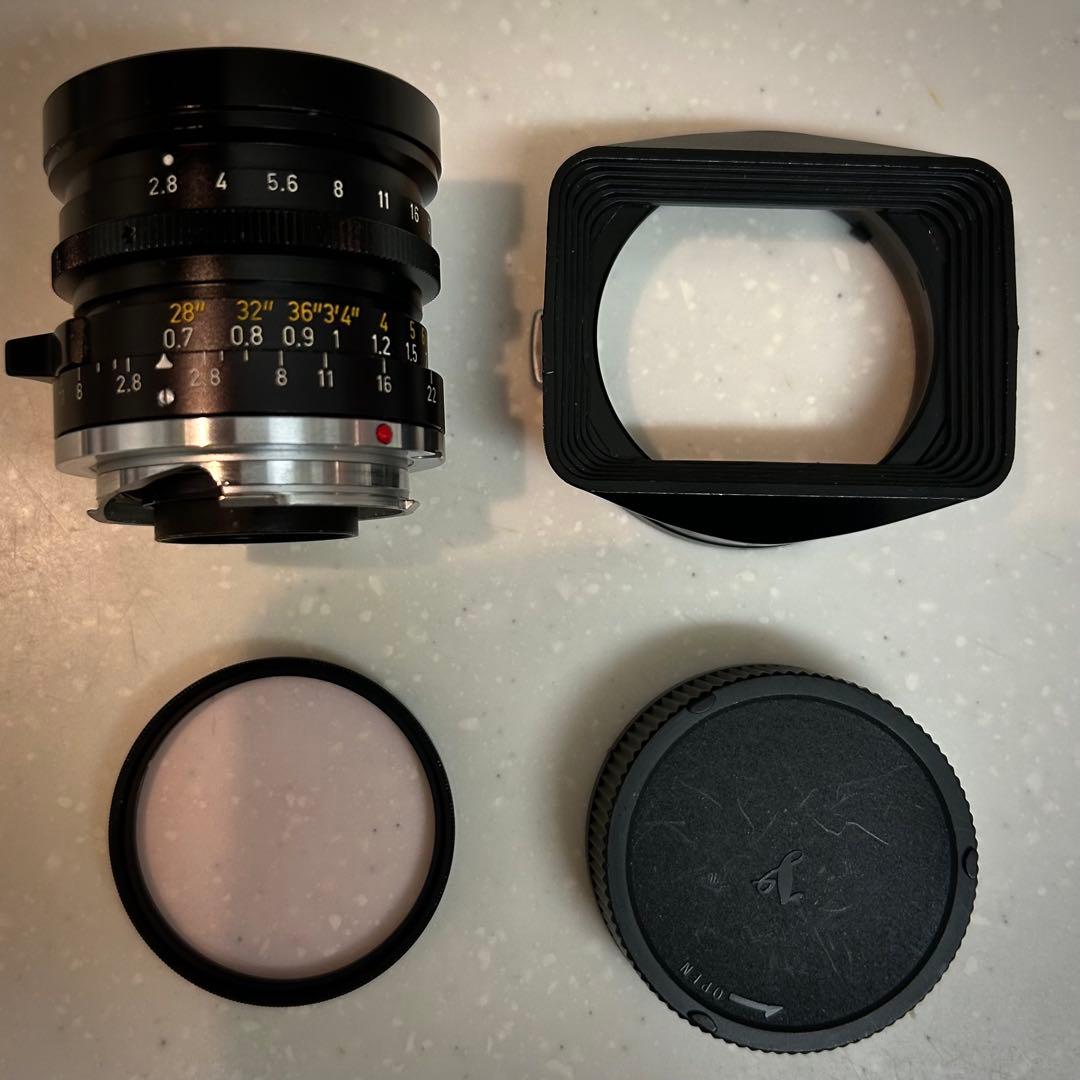 Leica エルマリート 28mm 2nd Mマウント　フード付き