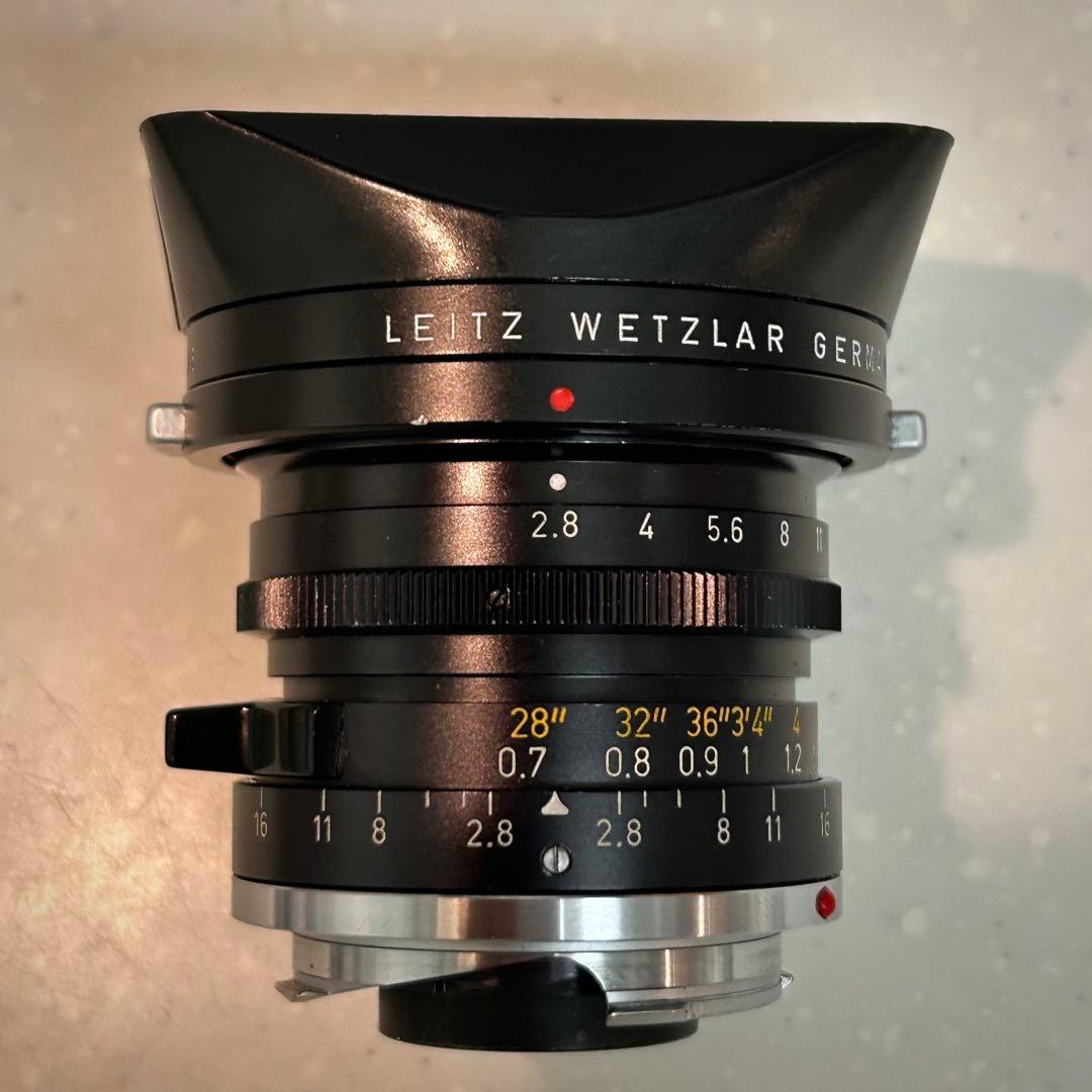 Leica エルマリート 28mm 2nd Mマウント　フード付き