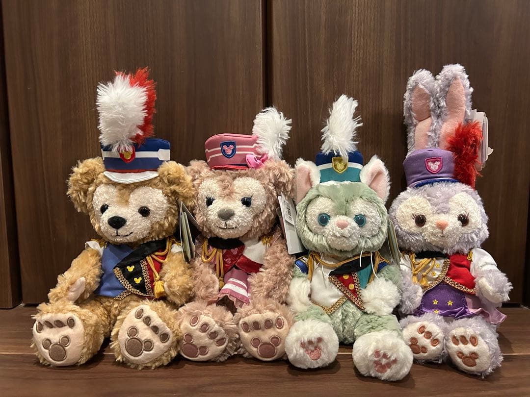 【新品】ダッフィー&フレンズ　ハッピーマーチングファン　ぬいぐるみ　ディズニー